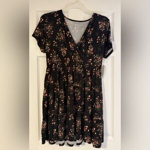 NO BOUNDARIES FLOWER DRESS- 2X‎
